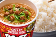 【朗報】ご飯が無限に進むカップヌードル、発売