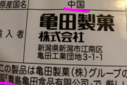 【驚愕】亀田製菓、社長はインド人で製品は中国製だった