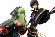 二人並んだ魔王と魔女『コードギアス 復活のルルーシュ』L.L.＆C.C.のフィギュアが登場！美しいシルエットと表情に注目