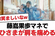 【日向坂46】藤嶌果歩マネでおひさまが肩を痛める！【日向坂・日向坂で会いましょう】