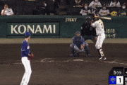 阪神マルテが左翼フェンス直撃打　残留へアピール