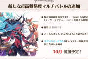 【グラブル】ヴェルサシア追加はいよいよ明日、既存のコンテンツを超える難易度で編成も特殊なマルチはどんな物が来るか