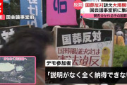 【悲報】「国葬反対」国会前デモに1万5000人　主催者が発表 → 実際の数は……?