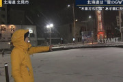 北海道、もうすぐ5月なのに雪ｗｗｗｗ