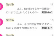 ワイ「Netflix解約したわ」　Netflix「！！！（ｼｭﾊﾟﾊﾟﾊﾟﾊﾟﾊﾟﾊﾟﾊﾟﾊﾟ」　→