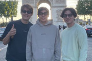◆画像◆伊東純也、南野タキ、瀬古歩夢でパリ観光！中村敬斗は不在🤔