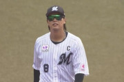 ロッテ中村奨吾 .224(232-52) 5本 22打点 10併殺(1位) OPS.644 得点圏.203