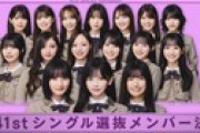 【悲報】乃木坂6期生さん、前作センターの瀬戸口矢田を含む6期全員選抜落ち【史上最悪大失敗期】