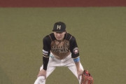 【vsロッテ】日ハム西川、フライをスルーした上にフェンスと戯れる…