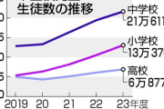 小中学生の不登校、毎年増え続けて40万人に到達ｗｗｗｗｗｗ