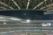 新国立競技場で行われたサッカーの試合の観客数w w w w w