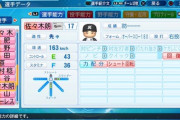 パワプロ2020佐々木朗希 163km コンE スタF 総変6 青特無し ←これ