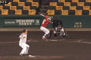 【GIF】阪神ドラ6中野くんの成績