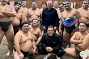 ◆ブラジル代表◆アンチェロッティ監督日本観光中！相撲部屋を訪問