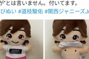 ジャニオタ「ジャニーズJr.のぬいぐるみ、"アレ"が付いてた！」→フェミが激怒して炎上