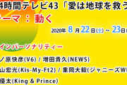 【視聴率】『24時間テレビ』平均視聴率15.5％を記録　志村けんさん物語は22.6％と好記録