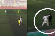 相手のゴールに激怒したクラブ会長、副審にパンチ→その後VARで取り消しに　ナイジェリア1部