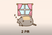 ネコの「睡眠あるある」を可愛いアニメーションでご紹介！ Cat the Pusheen  海外の反応