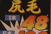 【悲報】岐阜県産お尻の毛、高すぎる