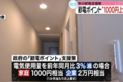 岸田首相肝いりの政策｢節電ポイント｣の詳細判明　参加で2000ポイント､使用量が前年同月比3%減で1000ポイント