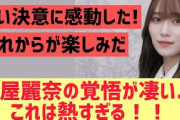 【櫻坂】守屋麗奈さんの覚悟が凄い・・これは熱すぎる