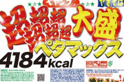 ペヤング、超超超超超超大盛やきそばペタマックス4184�`�iを発売これを1人で食うとかユーチューバーも大変だな
