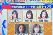 【乃木坂46】2023年ヒット予測 女優第1位に山下美月がランクイン！！！