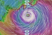 【画像】台風7号、全てを破壊しに来そうな雰囲気を出してくる