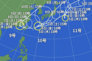 台風11号「9号！10号！日本にジェットストリームアタックを仕掛けるぞ！」