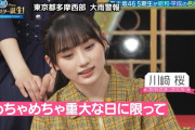 【乃木坂46】川﨑桜、めちゃめちゃ重大な日に限って…