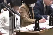 【パヨク】蓮舫、国会会議中にスマホwww
