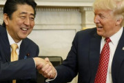 【悲報】トランプ大統領「アベが辞める…？」皿ﾊﾟﾘｰﾝ