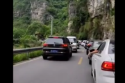どこまで戻される？山道で大渋滞してるけどズルするやつは結局損をする。海外の反応