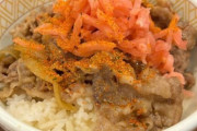 牛丼とかうどんに一味や七味かけまくる奴おる？