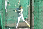 阪神・北條がランチ特打で最多８本の柵越え「二塁打とか多く打てるように取り組んでいます」