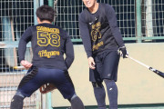 阪神ドラフト6位・豊田が新人合同自主トレで「開幕スタメン」へ決意表明