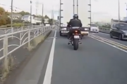 【動画】バイク乗りさん「見て！トラックに殺されかけた！」