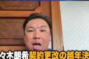 里崎智也「佐々木朗希へ。NPBはメジャーの踏み台ではない。ポスティングは球団の権利」