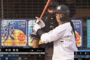 ロッテ中村 去年120試合52四球 今年40試合32四球