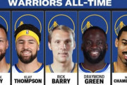【NBA】GSWのオールタイムベスト5はこの顔ぶれで決まり？