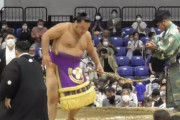 陸奥部屋・勇輝の弓取り式！【2022年 大相撲・立川立飛場所巡業】（Grand sumo tournament,bow-twirling ceremony）