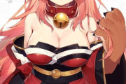 【FGO】タマモキャットイラスト！！　髪を下ろしたキャットさん美しすぎます//////