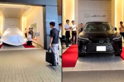 「日本でレクサスを購入するとここまでしてくれる」納車式を見た外国人の反応