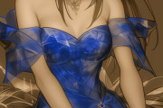 【FGO】ドレス姿の蒼崎青子イラスト！！　青いドレスが素敵ですね！！