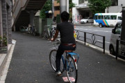 自転車で歩道走ってる自己中多すぎ・・・・・