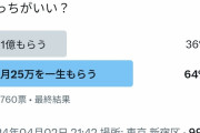 【画像】日本人さん、二択アンケートでとんでもない結果を出してしまう