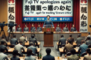 フジテレビ、またやらかして謝罪。