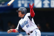 ベイス中村紀洋(40) .281(431-121) 14本 61打点 OPS.761 引退