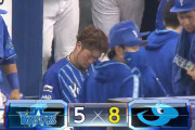 ベイスターズ ５－８ ドラゴンズ　佐野戸柱のホームランで一時は同点に追いつくも....ビシエドの３ランＨＲで決着