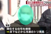 【ブタ泥棒】ベトナム人ら、住宅近くの郵便局からブタ配送。伝票に「リンゴ」と書いて梨も配送